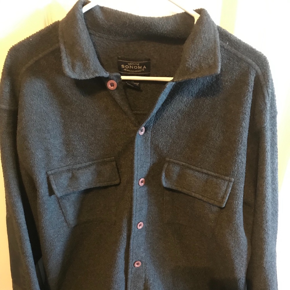 Grey Fleece Style Shacket